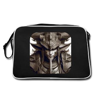 Fier chevalier de fantaisie - Sac Retro - noir/blanc - Dos
