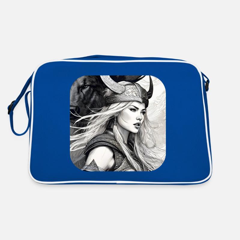 Fière Viking Germanin Shieldmaiden Sac Retro