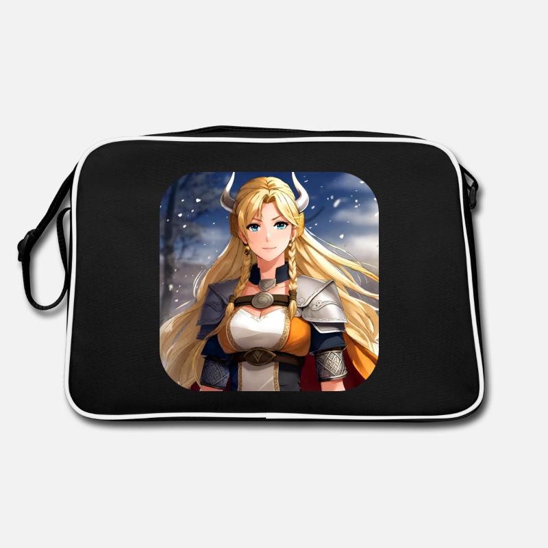Guerrier Manga mignon Sac Retro