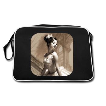 Prima Ballerine V - Sac Retro - noir/blanc - Dos