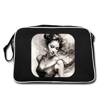 Beauté gracieuse - Sac Retro - noir/blanc - Dos