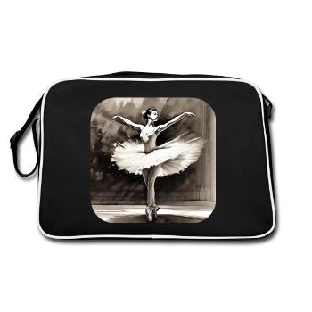 Prima Ballerine IV - Sac Retro - noir/blanc - Dos