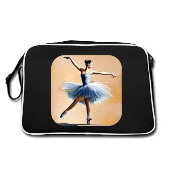Étoile ballerine II - Sac Retro - noir/blanc - Dos