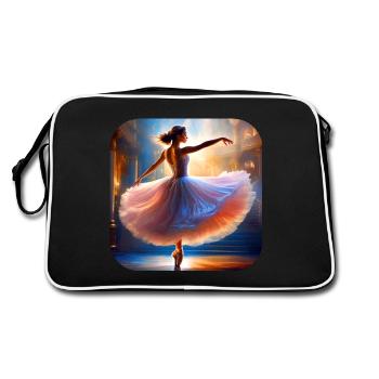 Danseuse étoile I - Sac Retro - noir/blanc - Dos