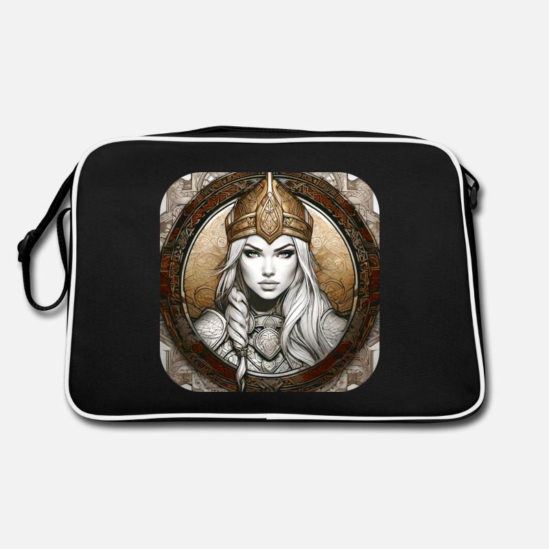Fière Viking Germanin Shieldmaiden Sac Retro