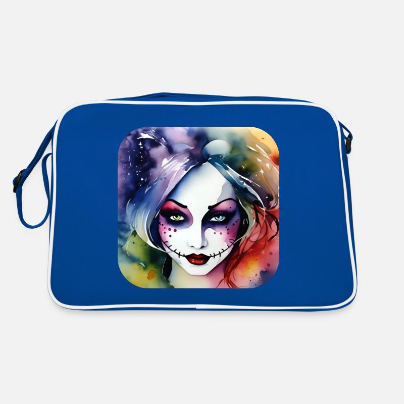 Cooles Harlequin Gothic Mädchen Retro Tasche