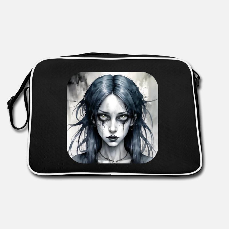 Fille punk gothique cool Sac Retro