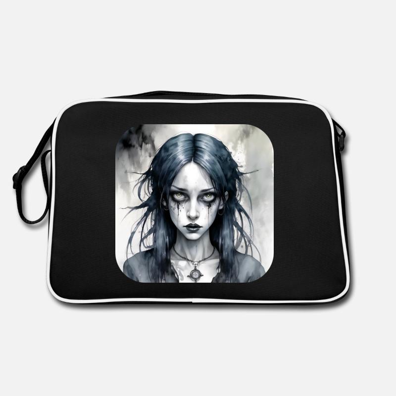 Fille punk gothique cool Sac Retro