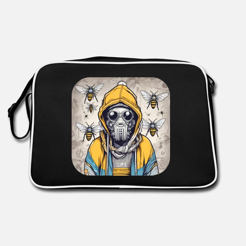 Horror Bees Demon Retro Bag