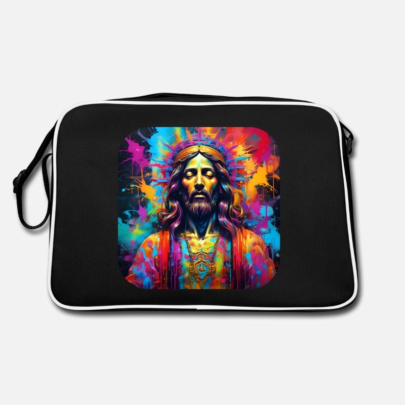 Jésus en style graffiti Sac Retro