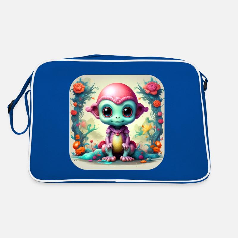Alien mignon de science-fiction Sac Retro