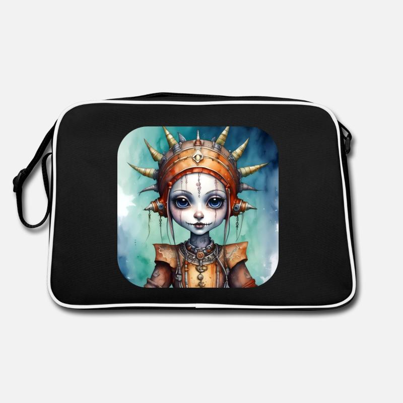 Fille punk gothique cool Sac Retro
