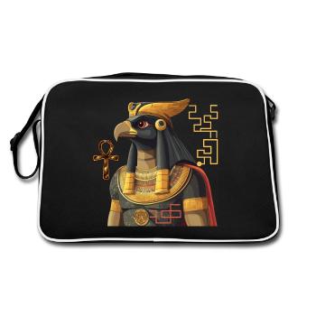 Horus - Ancient Egypt - Retro Bag - black/white - Back