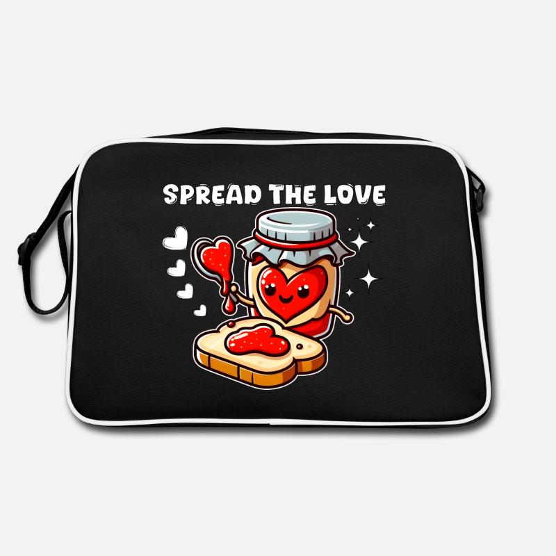 VERBREITE DIE LIEBE Retro Tasche