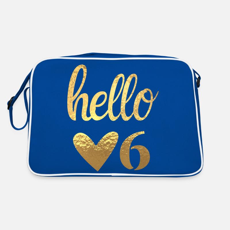 Hello 6 doré Sac Retro