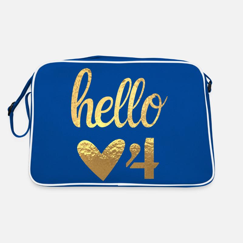 Hello 4 doré Sac Retro
