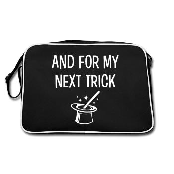 Et pour mon prochain tour - Sac Retro - noir/blanc - Dos