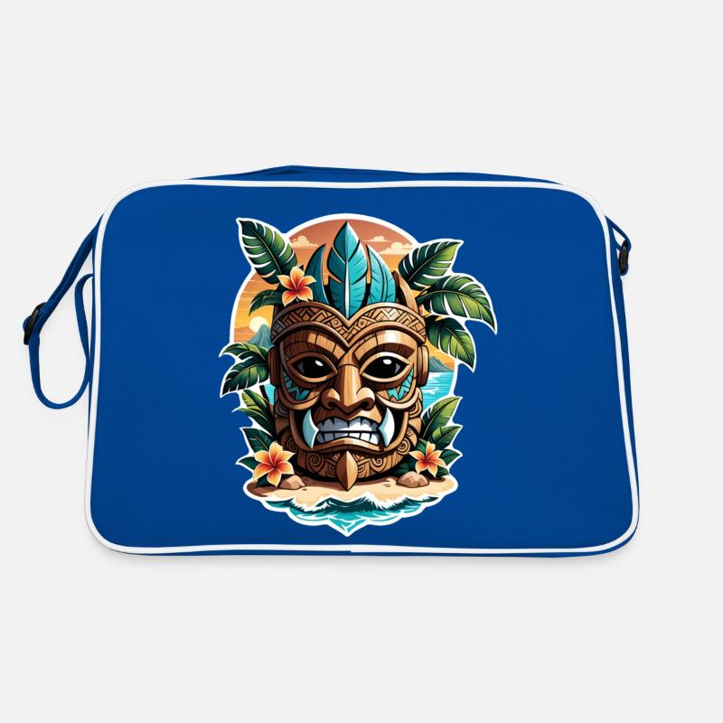 Tiki Beach - Polynesia Statue Retro Bag