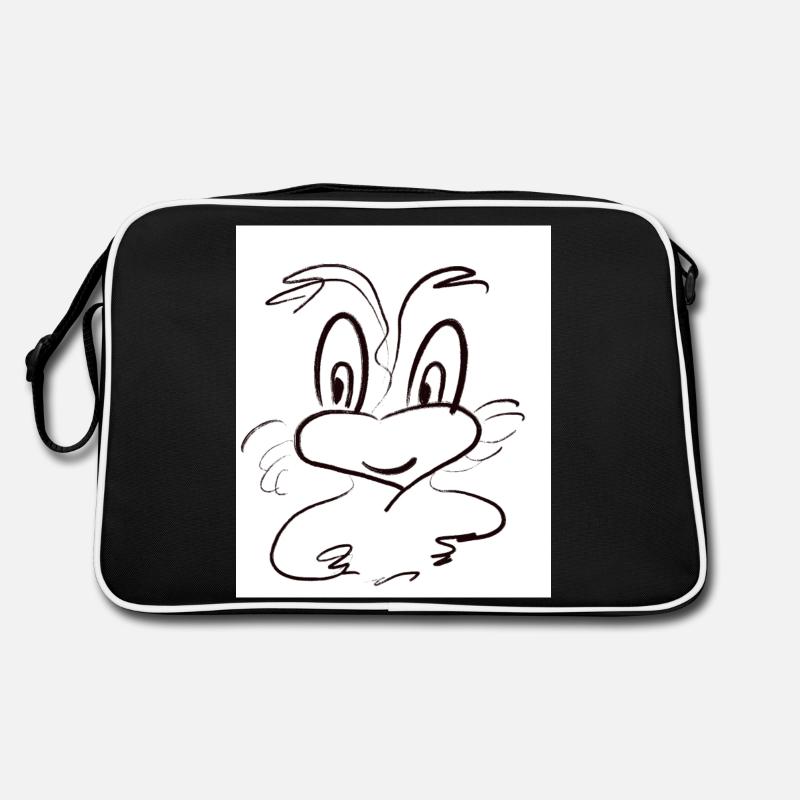 Dein süßer Schutzengel hat dich lieb Design Retro Tasche