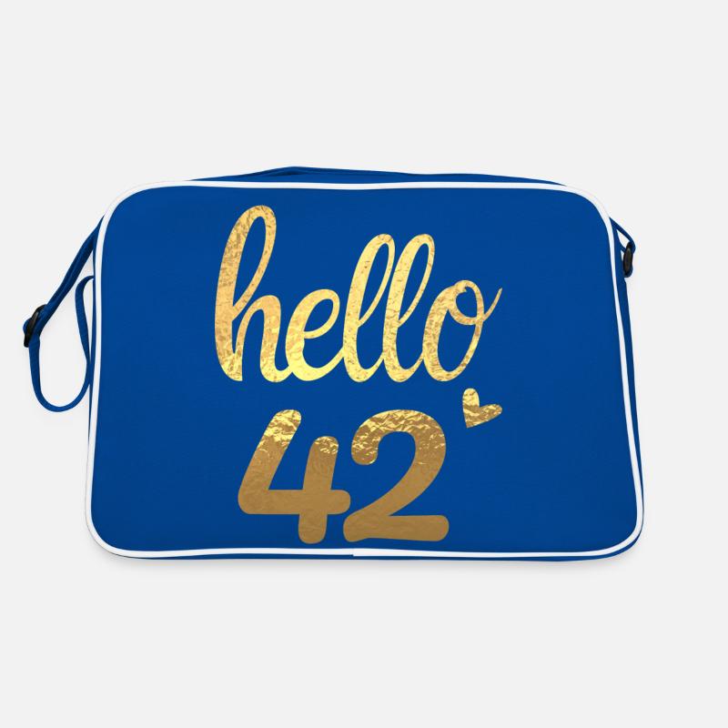 Hello 42 doré Sac Retro