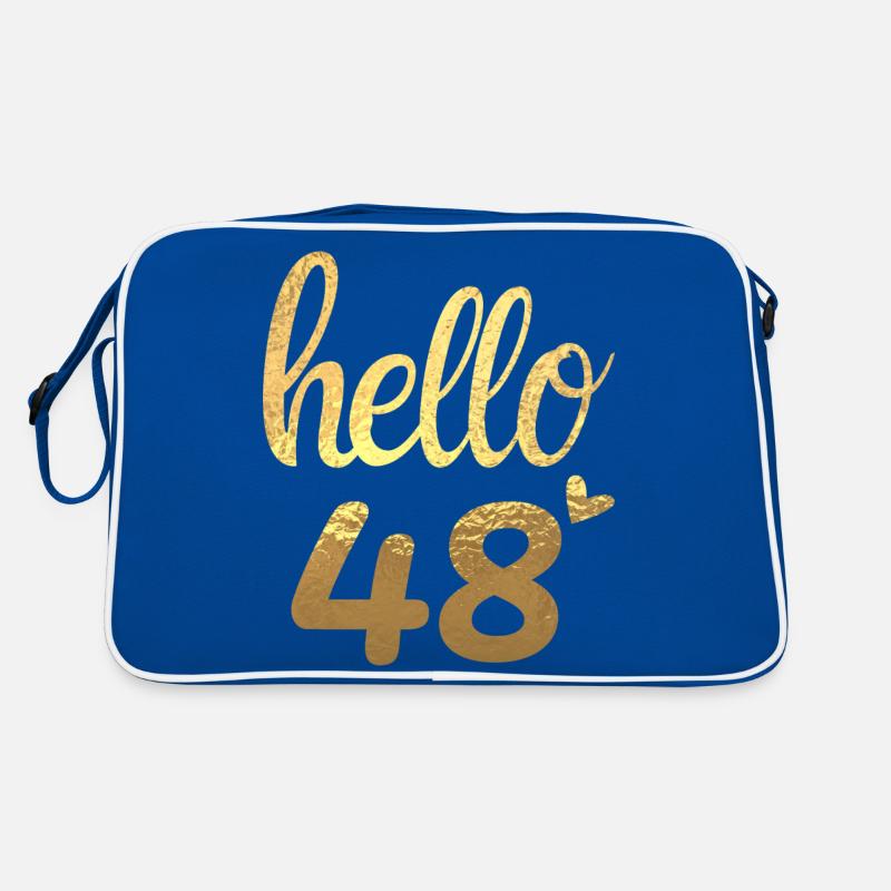 Hello 48 doré Sac Retro