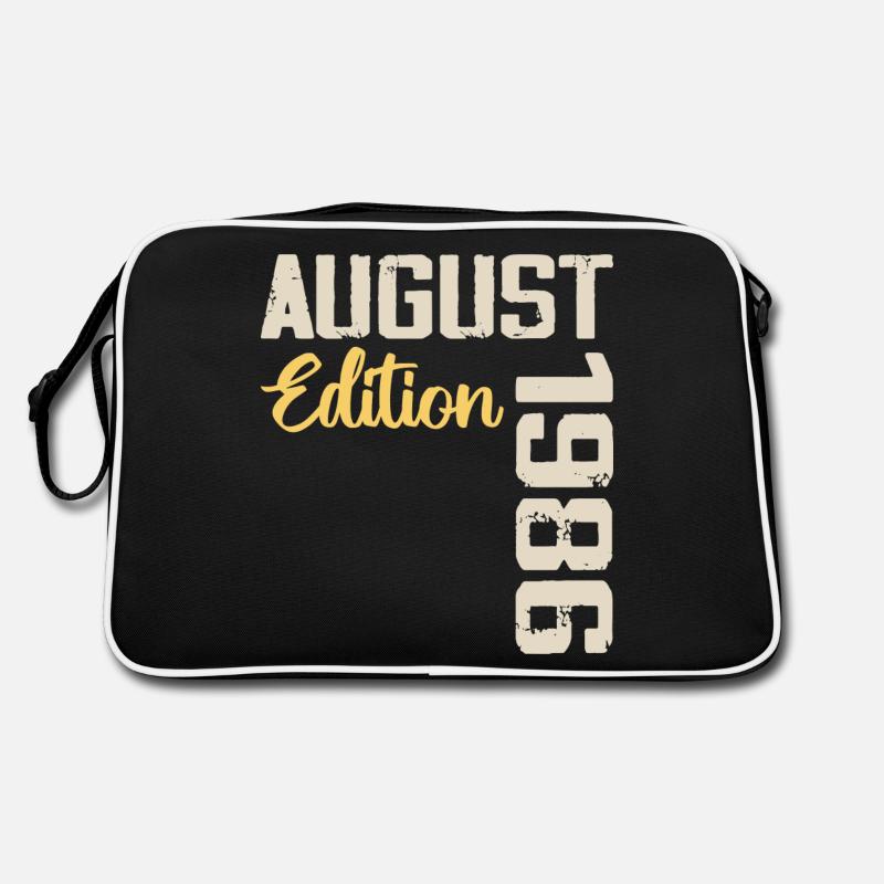 Jubiläum August 1986 - Limitierte Auflage August 1986 Retro Tasche