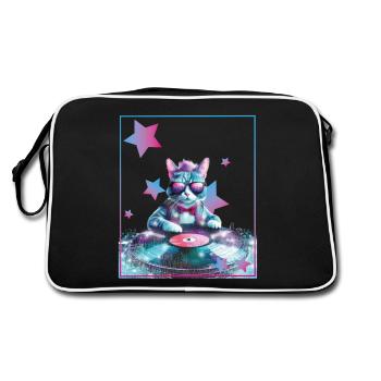 DJ Mix, Ai Cat - Retro Bag - black/white - Back