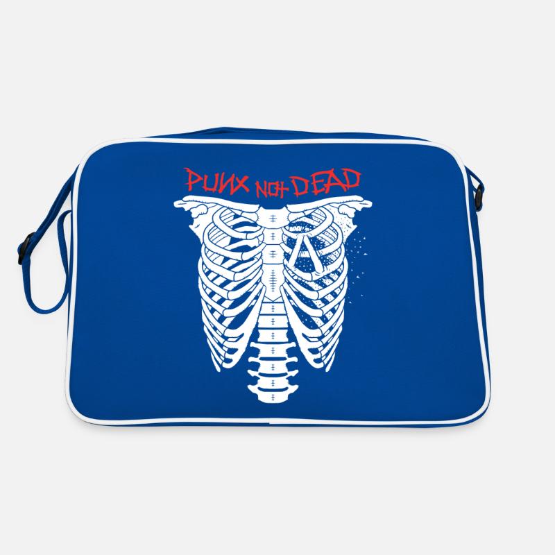 Punx not dead Retro Tasche