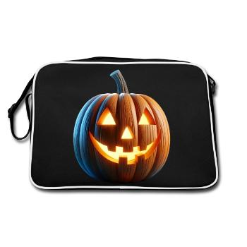 Jack o Lanterne citrouille - Sac Retro - noir/blanc - Dos
