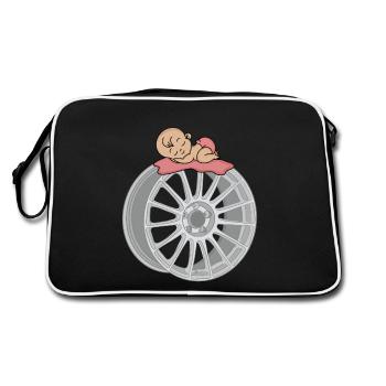 Bébé - Sac Retro - noir/blanc - Dos