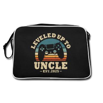 Ascended to Uncle 2025 - Retro Bag - black/white - Back