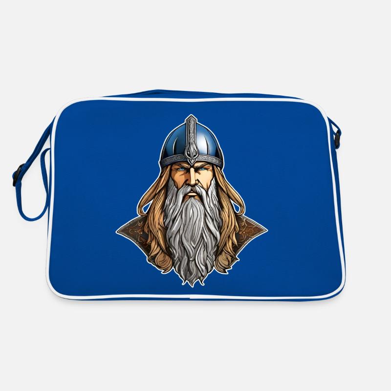 Stolzer Wikinger Retro Tasche