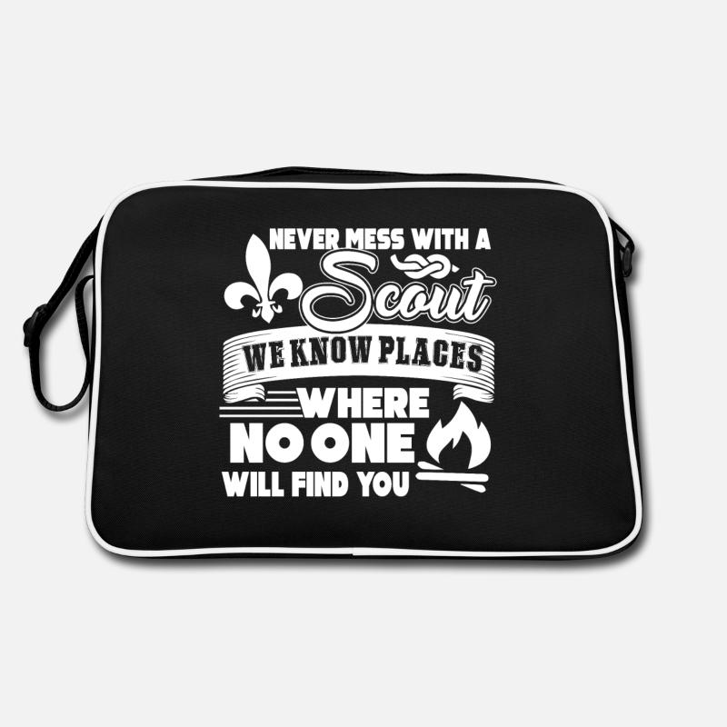 Scouting Never Mess With A Scout Retro Bag