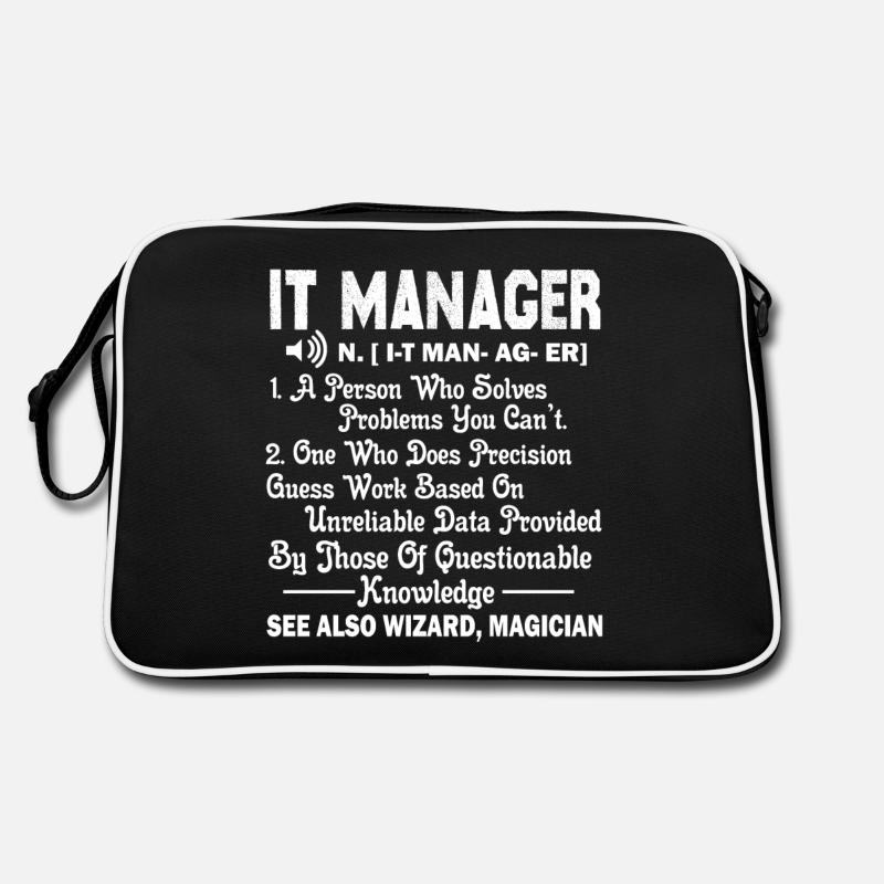 IT Manager IT Manager Definition - Retro Bag - black/white