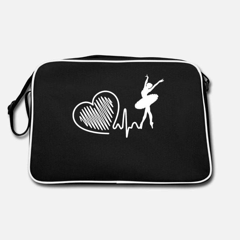 Ballet dancer Ballet dancer Heartbeat Retro Bag