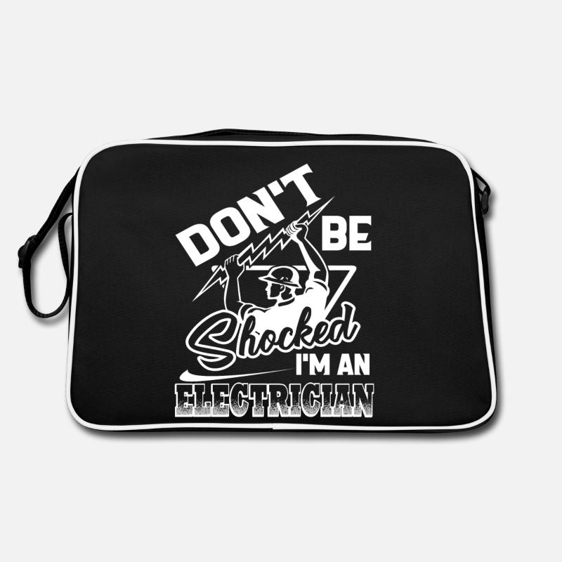 Elektriker Ich bin Elektriker Retro Tasche