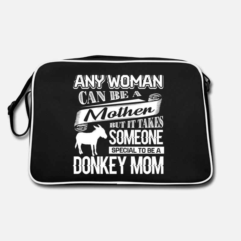 Esel stolz darauf, Esel Mutter zu sein Retro Tasche