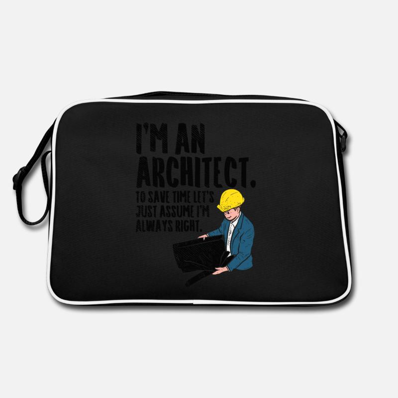 Architecte architecture cadeau Sac Retro