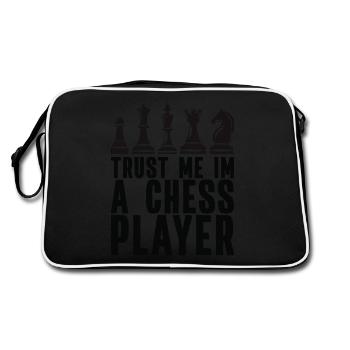 Chess - I Like Chess - Retro Bag - black/white - Back