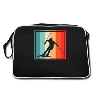 Ski Rétro - Sac Retro - noir/blanc - Dos