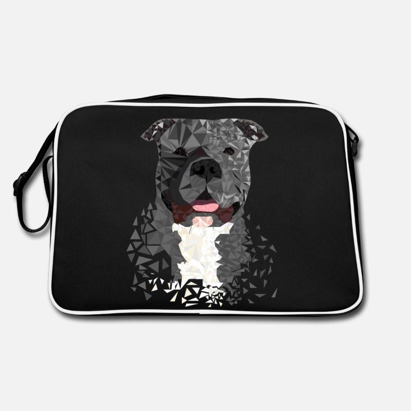 American Bully XL Polygon artistically designed Retro Bag