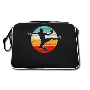 Handball Rétro - Sac Retro - noir/blanc - Dos