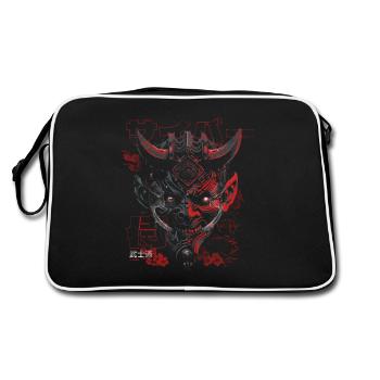 Cyber Samouraï - Bushido Oni - Sac Retro - noir/blanc - Dos
