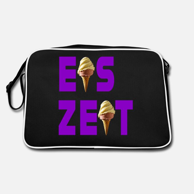 Eiszeit violet Retro Tasche