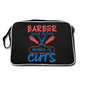 Barber Lord Of The Fades Master of Cuts Barbershop - Retro Bag - black/white - Back