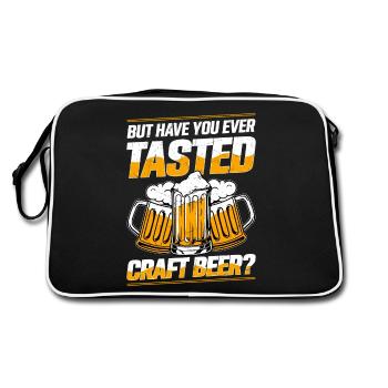 But Have You Ever Tasted Craft Beer? Brew Brewer H - Retro Bag - black/white - Back