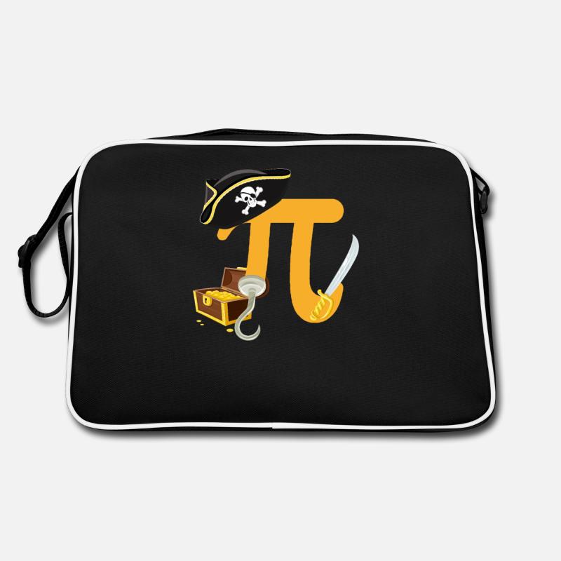 PIrate Pi Day Funny Pirate Lovers Math Retro Bag