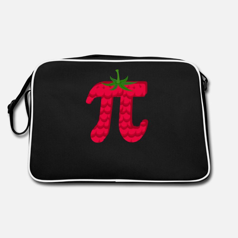 Raspberry Funny Pi Day Cake Math Lover Retro Bag