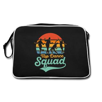 Tap Dance Squad Tap Dancing Tap Dancer - Retro Tasche - Schwarz/Weiß - Hinten