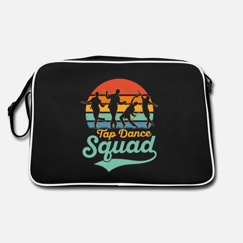Tap Dance Squad Tap Dancing Tap Dancer - Retro Tasche - Schwarz/Weiß